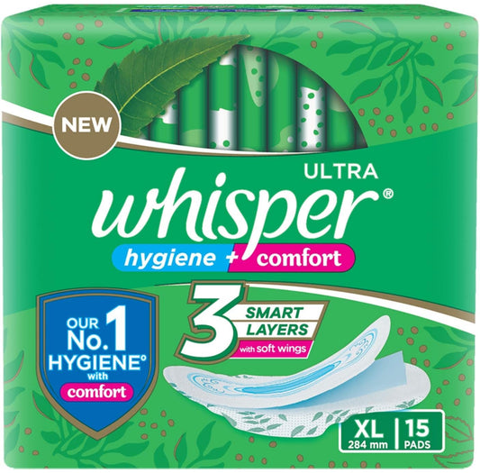 Whisper ultra hygiene+ comfort